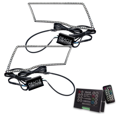 Oracle 2250-333 Quad Headlight Halo Kit ColorSHIFT with 2.0 Controller for 09-18 RAM 1500