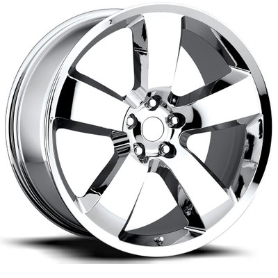 DISCONTINUED Factory Reproductions FR61 Dodge Charger SRT8 Replica Wheel in Chrome DISCONTINUED Factory Reproductions FR61 Dodge Charger SRT8 Replica Wheel in Chrome