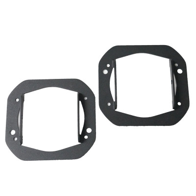 NACHO V3JW1 Quatro Bumper Fog Light Mounts for 07-18 Jeep Wrangler JK, 18-24 Wrangler JL & 20-24 Gladiator JT