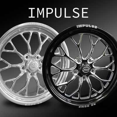 RC Components CS5351A-14 Impluse 15x3.5 Front Wheel for 05-23 Challenger, Charger, Magnum & 300 with 15" Front Brake Conversion