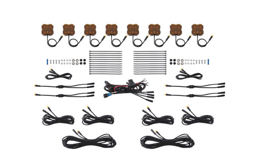 Diode Dynamics DD7450 Stage Series Amber LED Rock Light Kit