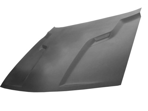 GLASSTEK H7067 Fiberglass Extended Pin On Hood for 08-14 Challenger  GLASSTEK H7067 Fiberglass Extended Pin On Hood for 08-14 Challenger