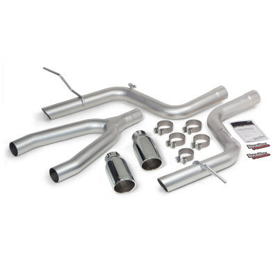 DISCONTINUED Banks 51364 Monster Exhaust System Chrome Tips for 14-16 Jeep Grand Cherokee 3.0L EcoDiesel
