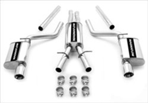Magnaflow Stainless Catback Exhaust System W/ Single ROUND tips for 05-14 300C 5.7L HEMI - 15629 Magnaflow Stainless Catback Exhaust System W/ Single ROUND tips for 05-14 300C 5.7L HEMI - 15629