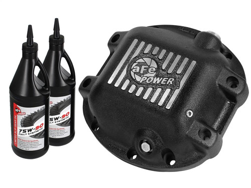 aFe Power 46-70192-WL Pro Series Differential Cover with Gear Oil for 97-06 Jeep Wrangler TJ & 07-18 JK Dana 30