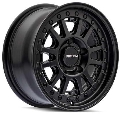 DISCONTINUED Mayhem Wheels 8305-7973MB 8305 Compass 17x9 4.76" Backspace Matte Black Wheel for 07-18 Jeep Wrangler JK, 18-24 JL & 20-24 Gladiator JT