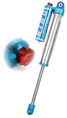 King Shocks PR2518-SSPB-AI 2.5 Performance Racing Smoothie Shock with Piggyback Reservoir, IBP and Compression Adjuster 18" Stroke