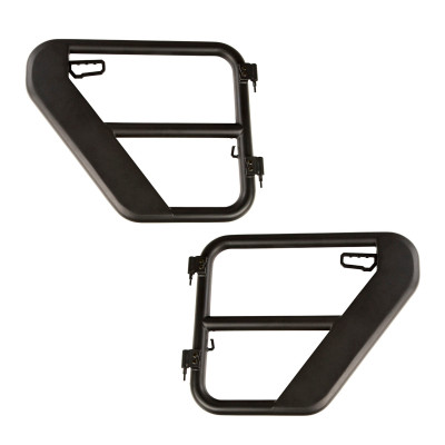 Rugged Ridge 11509.14 Rear Fortis Tube Doors for 18-24 Jeep Wrangler Unlimited JL & 20-24 Gladiator JT