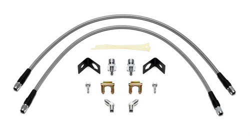Wilwood 220-12763 Big Brake Flexline Kit 25" 45 Degree Fitting for Jeep