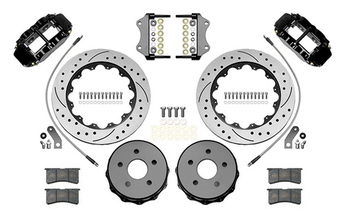 Wilwood 140-15930-D Superlite 4R Rear Big Brake Kit 14" Drilled & Slotted Rotors Black Calipers for 18-24 Jeep Wrangler JL Wilwood 140-15930-D Superlite 4R Rear Big Brake Kit 14" Drilled & Slotted Rotors Black Calipers for 18-24 Jeep Wrangler JL