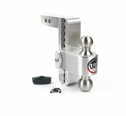 Weigh Safe LTB8-2 180 Hitch 2" Receiver 8" Drop Stainless Balls