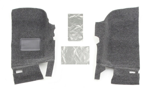 BedRug BRJL18F2 Front 2 Piece Floor Kit for 18-24 Jeep Wrangler JL 2-Door