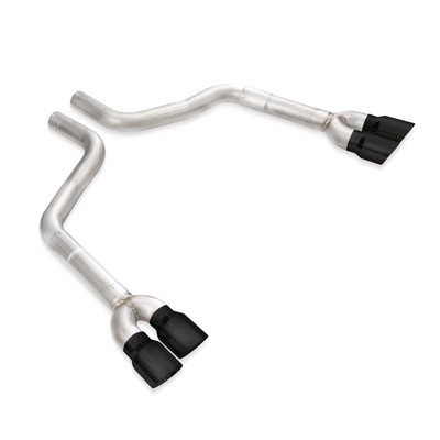Stainless Works CHAL16ABL4B Legend Axleback Exhaust Black Tips for