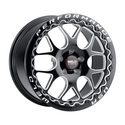 WELD Racing S91071171P00 Solana Beadlock 17x11 6" Backspace Gloss Black Milled Rear Wheel for 18-23 Demon, Challenger & Charger SRT Hellcat Redeye & Widebody WELD Racing S91071171P00 Solana Beadlock 17x11 6" Backspace Gloss Black Milled Rear Wheel for 18-23 Demon, Challenger & Charger SRT Hellcat Redeye & Widebody