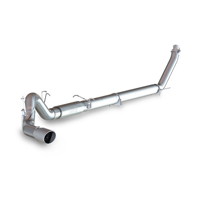 MBRP S611120AL ARMOR LITE Race Profile Single Side Exit Stainless-Steel Tip Aluminized 5" Turbo-Back Exhaust for 98-02 Dodge Ram 2500/3500 5.9L Cummins