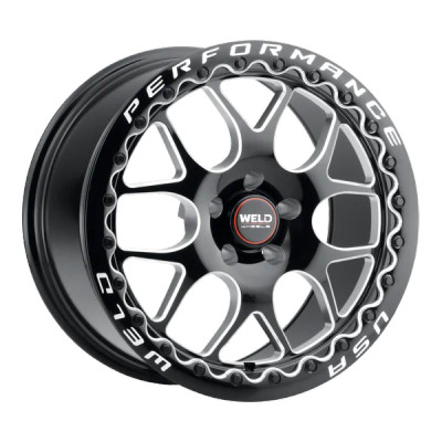 WELD Racing S91070075P38 Solana Beadlock 17x10 7.00" Backspace Gloss Black Milled Rear Wheel for 06-21 Jeep Grand Cherokee SRT8, SRT 392, Trackhawk, 18-24 Durango SRT 392, 2021 & 23-25 SRT Hellcat WELD Racing S91070075P38 Solana Beadlock 17x10 7.00" Backspace Gloss Black Milled Rear Wheel for 06-21 Jeep Grand Cherokee SRT8, SRT 392, Trackhawk, 18-24 Durango SRT 392, 2021 & 23-25 SRT Hellcat