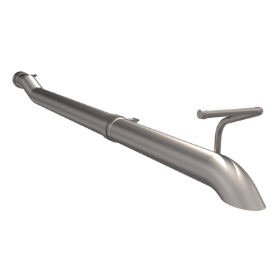 QTP 725007 Crawler Eliminator Cat Back Crawler Exhaust for 07-18 Jeep Wrangler JK 3.6/3.8L