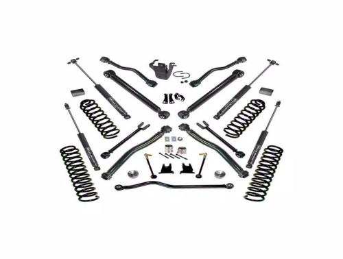 Superlift K996 4" Basic Lift Kit with REFLEX Control Arms & Superlift Shadow Shocks for 07-18 Jeep Wrangler JK 2-Door