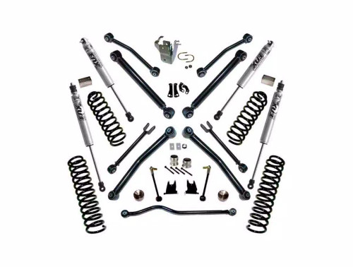 Superlift K996F 4" Basic Lift Kit with REFLEX Control Arms & FOX Shocks for 07-18 Jeep Wrangler JK 2-Door