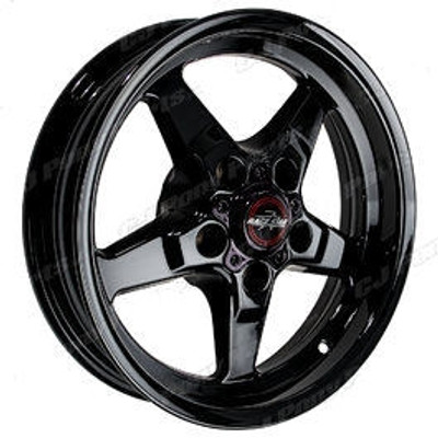 DISCONTINUED Race Star 92 Drag Star Direct Drill Dark Star 17x4.5 Black Chrome - 92-745442DSD