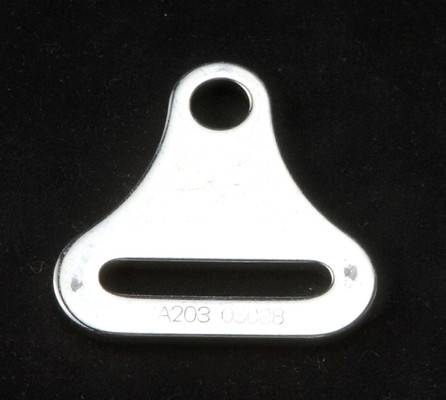 DISCONTINUED RaceQuip 700010RQP Replacement Seat Belt End Long Reach Bolt-On Zinc 2"