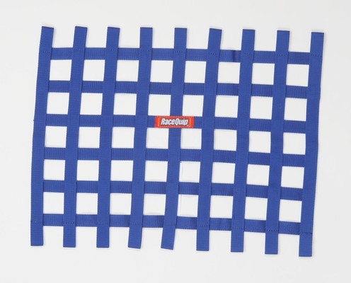 RaceQuip 721025RQP Ribbon Style Race Car Window Net non-SFI Blue 18" H x 18" W