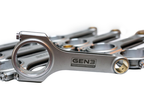 Gen3 Performance 4340 Billet Steel 6.200" Stock Length S220 Bolts .927" Pin H-Beam Connecting Rod Set for 11-24 6.4L 392 & 15-24 6.2L HEMI