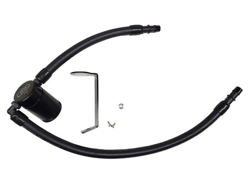 J&L 3068P-B 3.0 Oil Separator Passenger Side Black Anodized for 11-23 Challenger, Charger & 300 3.6L