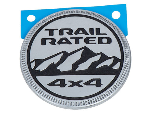 MOPAR 68292505AB Trail Rated Emblem Silver MOPAR 68292505AB Trail Rated Emblem Silver