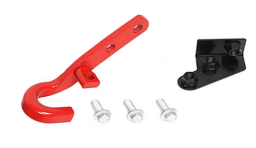 MOPAR Left Rear Tow Hook Kit Red for 07-18 Jeep Wrangler JK