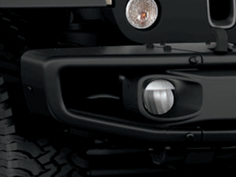 DISCONTINUED MOPAR 82214403AB Rubicon Bumper Aero Style End Caps for 07-18 Jeep Wrangler JK