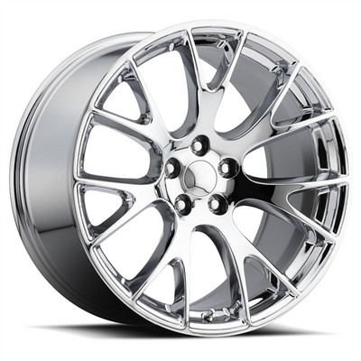 Factory Reproductions 70015251501 FR70 20x10.5 5x115 +25 Hellcat Replica Wheel in Chrome