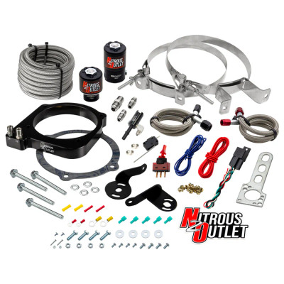 NOS 05210BNOS Wet 94mm Plate Black Nitrous System for 15-20