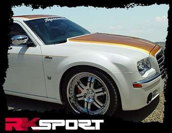 DISCONTINUED RK Sport High-Rise Hood (2005-2010 Chrysler 300C) - 23011000