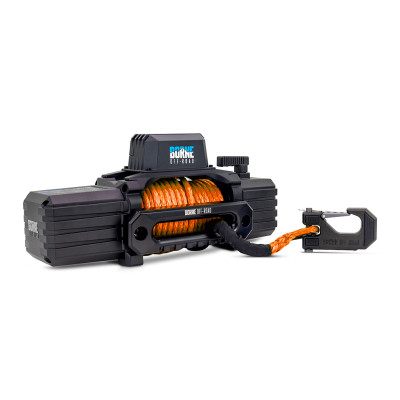 Borne Off-Road BVWN-12-SOR 12,000lb Winch with Orange Synthetic Rope