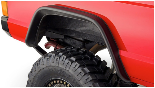 Bushwacker 10064-07 Flat Fender Flares Rear for 84-01 Jeep Cherokee XJ