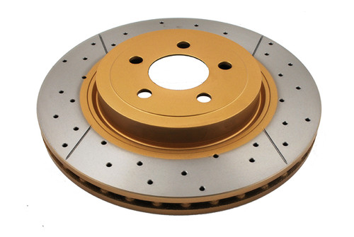 DBA 2438X Street Series XGold Brake Rotor Front 345mm for 05-23 Challenger, Charger, Magnum R/T 5.7L & 300 5.7L HEMI RWD
