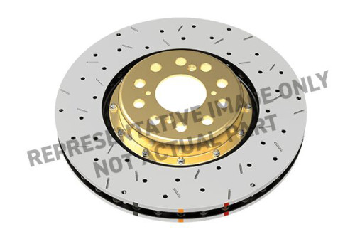 DBA 52532BLKXS 5000 Series XS Brake Rotor Front 360mm for 06-10 Jeep Grand Cherokee SRT8 6.1L HEMI