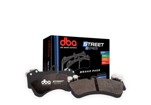 DBA DB2259SS Street Series Brake Pads Front 4 Piston Brembo for 05-23 Challenger, Charger, Magnum, 300C SRT8 6.1L, SRT 392 6.4L & Jeep Grand Cherokee SRT8 6.1L HEMI