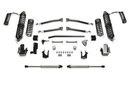 Fabtech K4231DL 5" Trail Lift Kit with Dirt Logic Front 2.5 Coilovers & Rear 2.25 Shocks for 21-25 Jeep Wrangler Unlimited JL 3.6L Fabtech K4231DL 5" Trail Lift Kit with Dirt Logic Front 2.5 Coilovers & Rear 2.25 Shocks for 21-25 Jeep Wrangler Unlimited JL 3.6L
