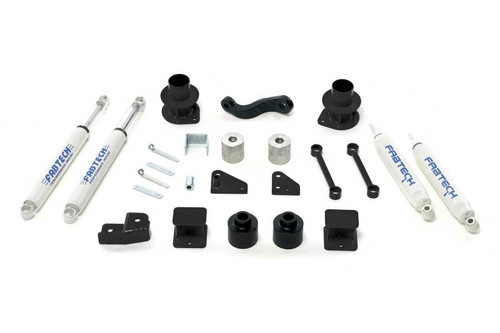 Fabtech K4037 3" Spacer Lift Kit with Performance Shocks for 07-18 Jeep Wrangler JK