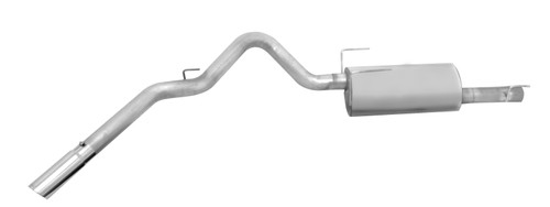 Gibson 616611 Single Cat-Back Performance Exhaust Stainless Tip for 14-24 RAM 2500/3500 6.4L 392 HEMI