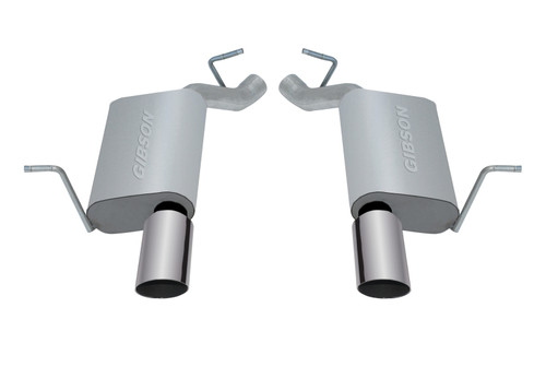 Gibson 17407 Dual Axle Back Performance Exhaust Aluminized for 14-21 Jeep Grand Cherokee 3.6L & 11-21 5.7L HEMI