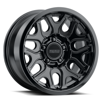 Method MR322290601312 322 Standard 20x9 6x5.5 5.44" Backspace Gloss Black Wheel for 19-26 RAM 1500, TRX & RHO
