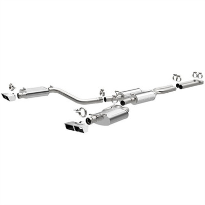 DISCONTINUED Magnaflow STREET SERIES Stainless Catback Exhaust - QUAD SQUARE TIPS (All 2009-2014 5.7L Dodge Challenger R/T) - 15132 DISCONTINUED Magnaflow STREET SERIES Stainless Catback Exhaust - QUAD SQUARE TIPS (All 2009-2014 5.7L Dodge Challenger R/T) - 15132