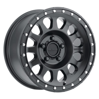 Method MR31578550500 315 Standard 17x8.5 5x5 4.75" Backspace Matte Black Wheel for 07-25 Jeep Wrangler JK, JL & Gladiator JT