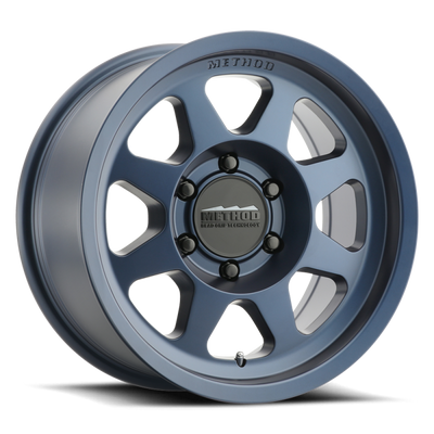 Method MR70179050612N 701 Bead Grip 17x9 5x5 4.62" Backspace Bahia Blue Wheel for 07-25 Jeep Wrangler JK, JL & Gladiator JT