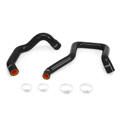 Mishimoto MMHOSE-XJ6-91BK Silicone Radiator Hose Kit Black for 87-90 Jeep Cherokee XJ 4.0L