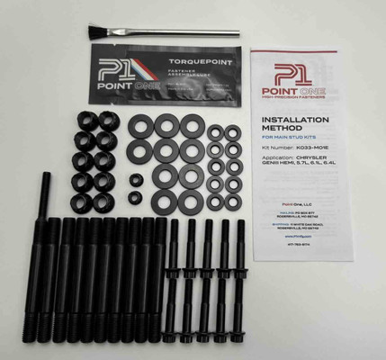 P1 K033-M01E E190 Series Main Stud Kit for 5.7/6.1/6.4L HEMI