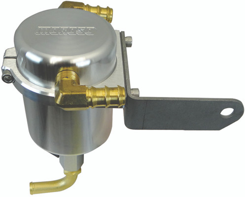 Moroso 85530 Air-Oil Separator Catch Can for 15-23 Challenger 5.7L & 6.4L 392 HEMI with Shaker Hood
